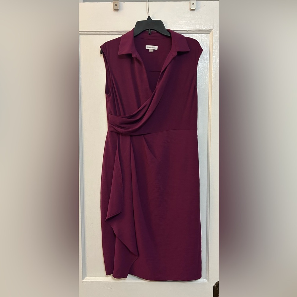 Calvin Klein purple Dress 6 - Picture 3 of 5